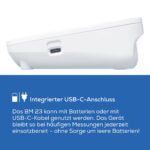 Präzises Diagnostikgerät mit integriertem USB-C Anschluss, ideal für medizinische Anwendungen.