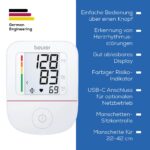 Automatisches Blutdruckmessgerät mit großem Display.