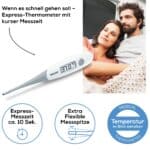 Digitales Fieberthermometer für schnelle Messung.