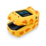 Hygienisches Fieberthermometer im Giraffen-Design von Bauer, kinderfreundlich und zuverlässig.