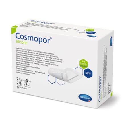 Silikonverband für Wundversorgung, hygienisch, hautfreundlich, flexibel, hochsaugend, ideal für medizinische Anwendungen.