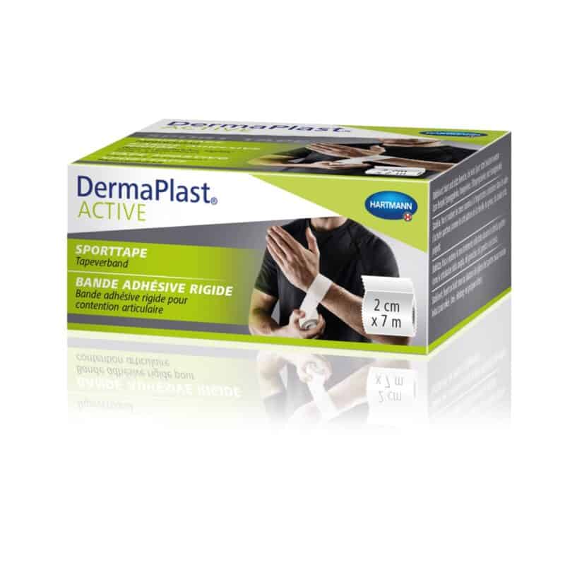 Hochwertiges Sporttape von Sanovo, 2cm breit und 7m lang, ideal für Sportverletzungen und Gelenkschutz.