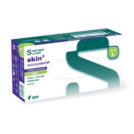 Untersuchungshandschuhe für medizinische Tests, latexfrei, hypoallergen, puderfrei, in Größe L, sicher und hygienisch.