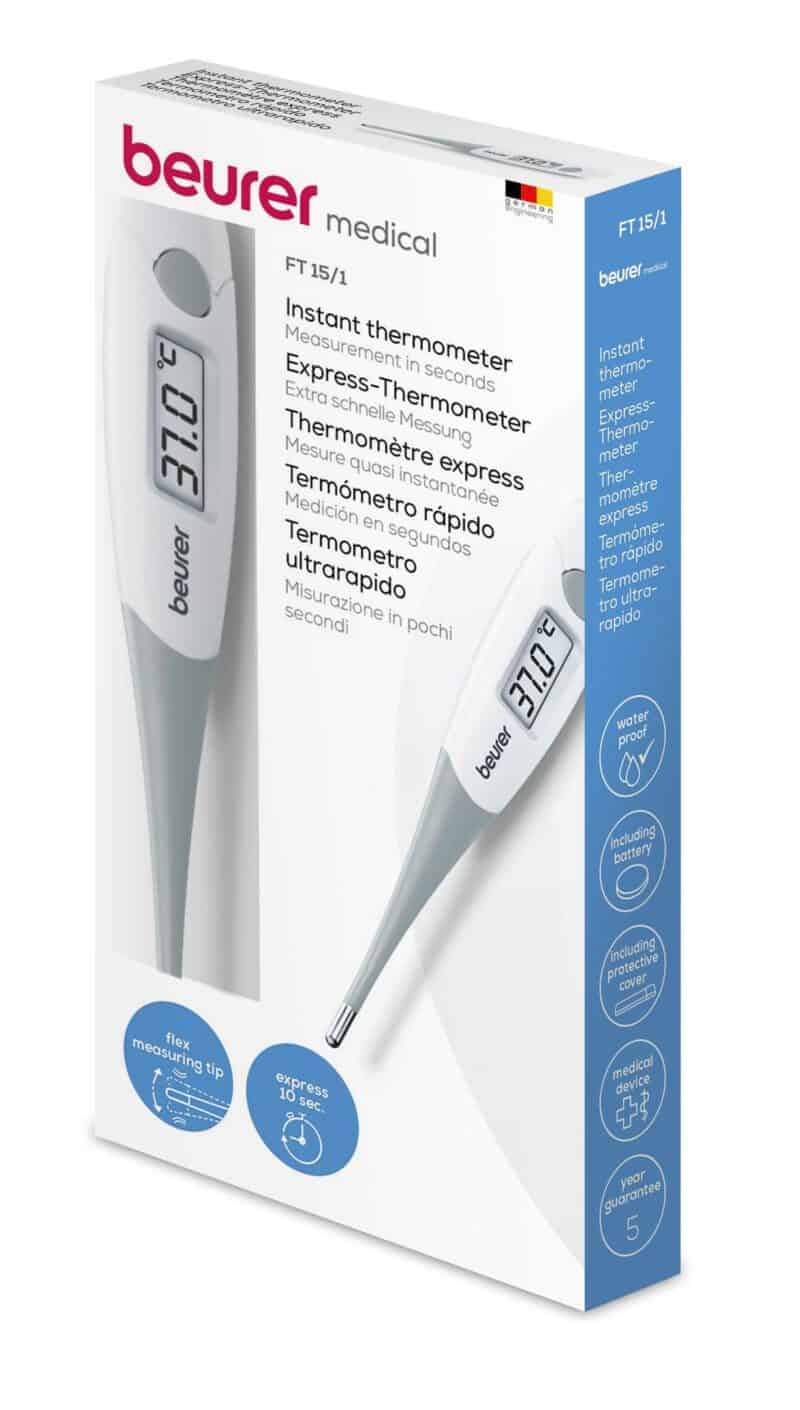 beurer fieberthermometer digital express ft15 1 7